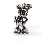 Сувениры и подарки handmade. Livemaster - original item Year Of The Rat 2020: Mickey Mouse Pendant silver. Handmade.