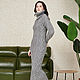 Grey knitted dress. Dresses. SHAPAR - knitting clothes. Online shopping on My Livemaster.  Фото №2