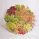 Openwork dish Autumn maple 40 cm, Plates, Moscow,  Фото №1