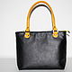 Paul Gauguin. Leather black handbag "Ta Matete (Market day)". Classic Bag. Leather  Art  Phantasy. My Livemaster. Фото №6