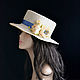 Boater 'Tea roses'. Hats1. Novozhilova Hats. My Livemaster. Фото №4