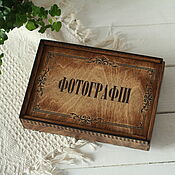 Для дома и интерьера handmade. Livemaster - original item Photo Storage Box/ Photobox. Handmade.