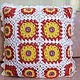 Order Knitted pillowcase 40 cm. Lace knitting workshop. Lidiya.. Livemaster. . Pillowcases Фото №3
