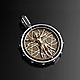 Vitruvian pendant. Подвеска. Delor (Aleksandr5). Интернет-магазин Ярмарка Мастеров.  Фото №2