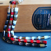 Материалы для творчества handmade. Livemaster - original item Beads glass electroplating cylinders 19h10 mm in assortment. Handmade.