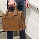 Men's bag: M-016(2730)-002CR-2. Men\'s bag. antony-1. My Livemaster. Фото №4