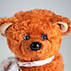 Заказать Мишка тедди Апельсинчик. Teddy by Olga Prokudina. Ярмарка Мастеров. . Мишки Тедди Фото №3