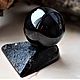 Morion ball with smoky quartz, 48 mm, Ball, Odessa,  Фото №1