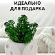 Декоративное гипсовое кашпо "Кубик" со мхом. Элементы интерьера. Муника. Ярмарка Мастеров.  Фото №5