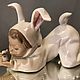 Винтаж: «Мой любимый крольчонок». Nao Lladro. Испания. Статуэтки винтажные. Sad365. Интернет-магазин Ярмарка Мастеров.  Фото №2
