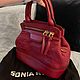 Винтаж: Стильная сумка Sonia Rykiel из телячьей кожи. Сумки винтажные. vintage-japan. Ярмарка Мастеров.  Фото №6