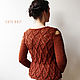 Women's knitted jumper Cinnamon. Jumpers. CUTE-KNIT by Nata Onipchenko. My Livemaster. Фото №4