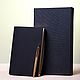 Ручка Parker и ежедневник с гравировкой "Марсель". Ежедневники. Giftmeshop. Интернет-магазин Ярмарка Мастеров.  Фото №2