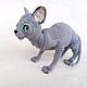 Вязаный кот Сфинкс. Амигуруми куклы и игрушки. Дарья (kirakinder). Ярмарка Мастеров.  Фото №15