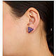 Earrings Pusey. Stud earrings. Wooden jewellery. Online shopping on My Livemaster.  Фото №2