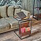 Solid wood coffee table with leather pocket, GIB. Tables. MyLoftMe. My Livemaster. Фото №6