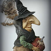 Куклы и игрушки handmade. Livemaster - original item Witch Mrs. Bensozia. Handmade.