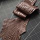 Сrocodile (бок) - Cacao 1.3 - 1.5, Кожа, Белгород,  Фото №1