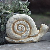 Для дома и интерьера handmade. Livemaster - original item Snail made of concrete garden decor in the style of Provence Shabby chic. Handmade.