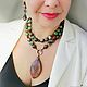 Set  . Jadeite Jasper Agate Beads Earrings, Jewelry Sets, St. Petersburg,  Фото №1