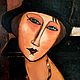 Копия картины маслом  Модильяни Жанна Эбютерн Женский портрет маслом. Картины. Olga Star. Интернет-магазин Ярмарка Мастеров.  Фото №2