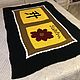 Feng Shui painting: a knitted blanket with a hieroglyph Rise, Painting feng shui, Astrakhan,  Фото №1