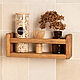 Estante de baño, 30 cm. Shelves. Foxwoodrus. Ярмарка Мастеров.  Фото №4