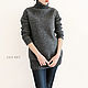 Sweater women's knit color: grey. Sweaters. CUTE-KNIT by Nata Onipchenko. My Livemaster. Фото №6