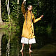 Linden dress made of hemp fabric in yellow. Dresses. ivavavilonskaya. My Livemaster. Фото №6