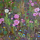 Oil painting 'In a flower field' rural landscape, flowers. Pictures. Art with love (anng). Online shopping on My Livemaster.  Фото №2