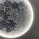 Светильник Луна, барельеф, 3D 60см., текстурный ночник на стену, бра. Настенные светильники. Лунный кит  (lunnyj-kit). Ярмарка Мастеров.  Фото №7