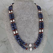 Украшения handmade. Livemaster - original item Double-row coral beads 