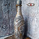  gift bottles for drinks with OLD LACE decor. Bottles. pictures & decor of TanyaSeptember. My Livemaster. Фото №4