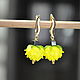 Order Earrings 'Yellow dahlias'. Olga Lado. Livemaster. . Earrings Фото №3