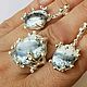 Серьги из дендритовым агатом. Серьги классические. Newstylejewelry. Ярмарка Мастеров.  Фото №6