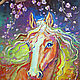 Picture of a horse 'Rose Petals'. Pictures. Multicolor Gallery. Online shopping on My Livemaster.  Фото №2