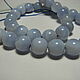 Blue agate beads smooth ball, 10 mm. Beads1. Elena (luxury-fittings). Online shopping on My Livemaster.  Фото №2