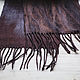 Men's Felted Grey Count Scarf. Scarves. Юлия Левшина. Авторский войлок COOLWOOL. My Livemaster. Фото №5