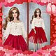 Одежда для ИТ и Барби - модель "Зерна граната". Одежда для кукол. Tasha Dolls. Интернет-магазин Ярмарка Мастеров.  Фото №2