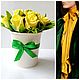 Букет из мыльных цветов. Желтые розы Жозефина , Мыло, Москва,  Фото №1