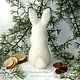 Order Run-around Bunny / wool Bunny / hare interior toy. Woolen Zoo. Livemaster. . Felted Toy Фото №3