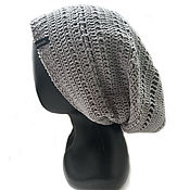 Аксессуары handmade. Livemaster - original item Knitted hat Foggy morning. Handmade.