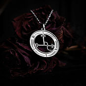 Украшения handmade. Livemaster - original item Sigil Lilith — Silver pendant with silver chain. Handmade.