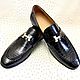 Men's loafers made of genuine crocodile leather with buckle!. Loafers. SHOES&BAGS. My Livemaster. Фото №6