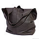 Brown Bag Genuine Leather Bag Shopping Bag T-shirt Package. Sacks. BagsByKaterinaKlestova (kklestova). My Livemaster. Фото №5