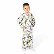 Одежда детская handmade. Livemaster - original item Children`s Pajamas Flannel suit 110/116. Handmade.