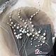 Wedding package 'Just the pearls». Hair Decoration. Karina Wedding Accessories. Ярмарка Мастеров.  Фото №5