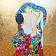 Mosaic painting of natural stones Family / mom, Dad, baby (child). Klimt. Pictures. House of the Sun (irina-bast). Online shopping on My Livemaster.  Фото №2