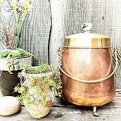 Винтаж handmade. Livemaster - original item Ash pan, copper bucket, heater, Holland.. Handmade.