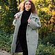 Wool coat made of Italian fabric. light grey. Coats. Olga Lado. Online shopping on My Livemaster.  Фото №2